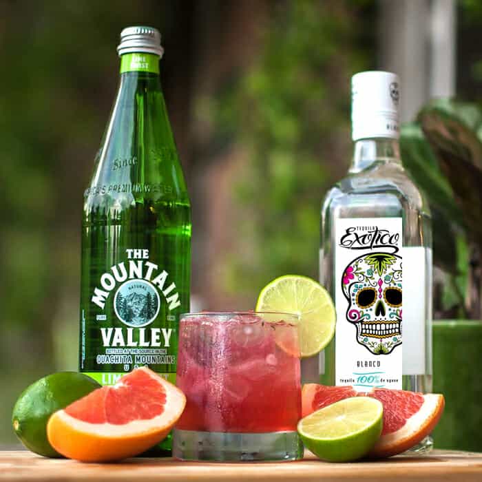 Tasty Tequila Grapefruit Lime Twist Sparkling Summer Spritzer Recipe by